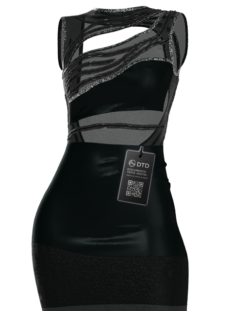 Prenda con etiqueta QR